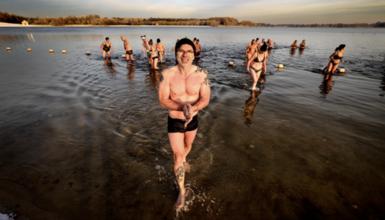 Directeur Misha Berlijn ging ook het water in